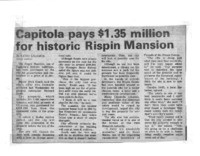 Capitola pays $1.35 million for historic Rispin Mansion