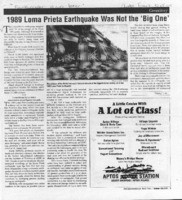 1989 Loma Prieta Earthquake Was Not the 'Big One