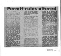 Permit rules altered