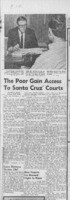 The Poor Gain Access To Santa Cruz' Courts