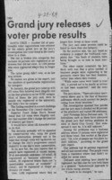 Grand jury releases voter probe results