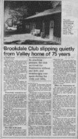 Brookdale Club slipping quietly from Valley home of 75 years