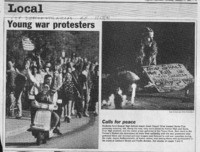 Young war protesters