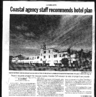 Coastal agency staff recommends hotel plan