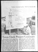 Town Clock Project Continues