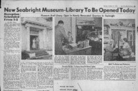 New Seabright Museum-Library To Be Opened Today