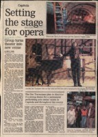 Setting the stage for opera