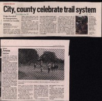 City, county celebrate trail system