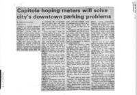 Capitola hoping meters will solve city's downtown parking problems