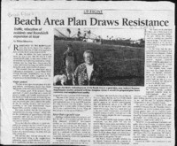 Beach Area plan draws resistance