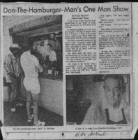 Don-the-Hamburger-Manís one man show