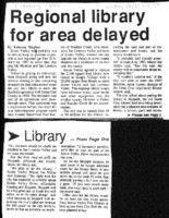 Regional library for area delayed