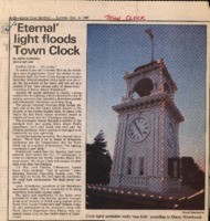 Eternal' light floods Town Clock