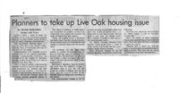 Planners to take up Live Oak housing issue