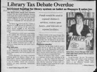 Library Tax Debate Overdue