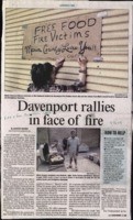 Davenport rallies in face of fire