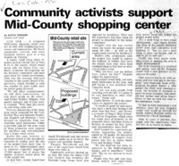 Community activists support Mid-County shopping center