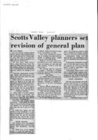 Scotts Valley planners set revision of general plan