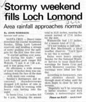 Stormy weekend fills Loch Lomond