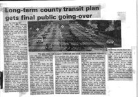 Long-term county transit plan gets final public going-over
