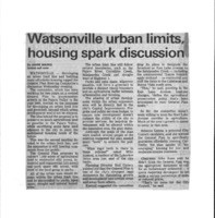 Watsonville urban limits, housing spark discussion