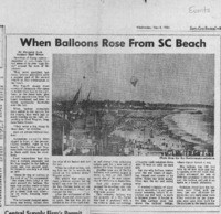 When Balloons Rose From SC Beach