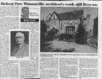 Robert Orr: Watsonville architect's work still lives on