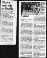 Citizens seek vote on fluoride