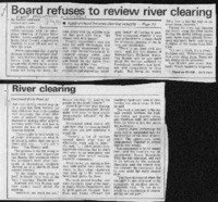 Board refuses to review river clearing