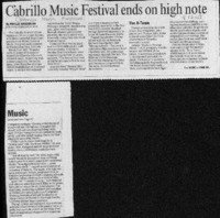 Cabrillo Music Festival ends on high note