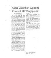 Aptos Chamber Supports Concept Of Wingspread