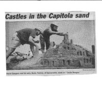 Castles in the Capitola sand