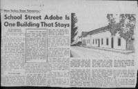 School Street adobe is one building that stays