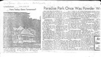 Paradise Park once was powder works