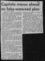 Capitola moves ahead on fake-seaweed plan