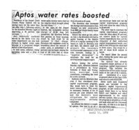 Aptos water rates boosted