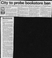 City to probe bookstore ban