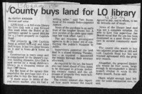 County buys land for LO library