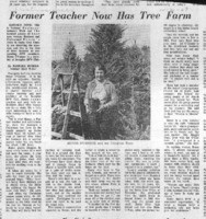 Former teacher now has tree farm