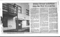 Union Street evictions may be first in a series