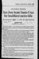 San Jose beats Santa Cruz for healthiest metro title