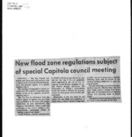 New flood zone regulations subject of special Capitola council meeting