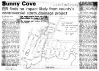 Sunny Cove EIR finds no impact likely from county's controversial storm drainage project