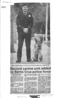 Second canine unit added to Santa Cruz police force