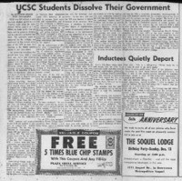 UCSC Students Dissolve Their Government