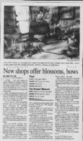 New shops offer blossoms, bows