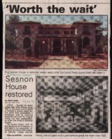 Sesnon House restored