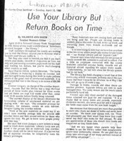 Use Your Library but Return Books on Time