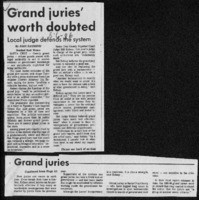 Grand juries' worth doubted