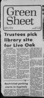 Trustees pick library site for Live Oak